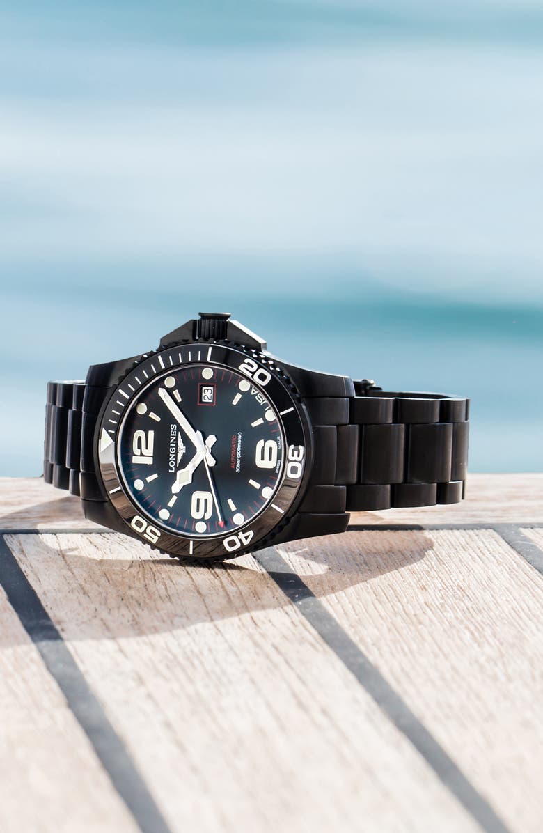 Longines HydroConquest Automatic Bracelet Watch, Alternate, color,