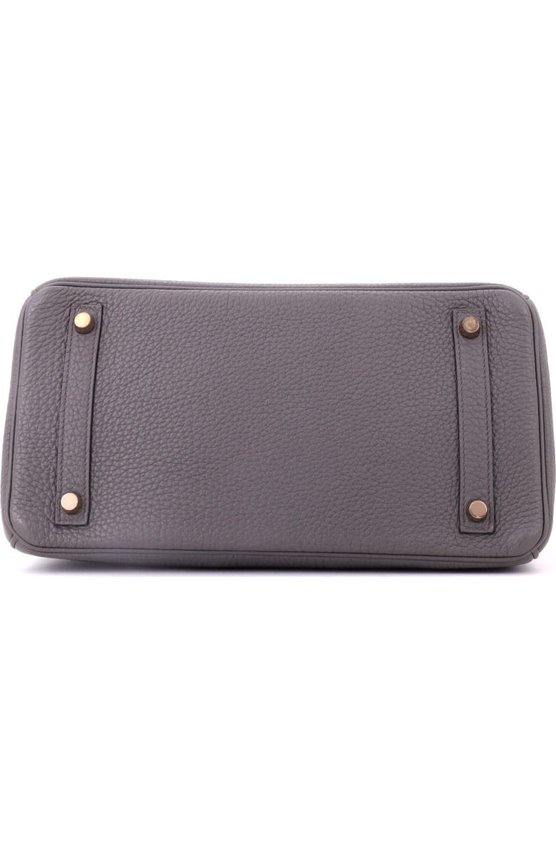 Pre-Owned Hermes Birkin Handbag Grey Togo with Rose Gold Hardware 30, Alternate, color, Etain