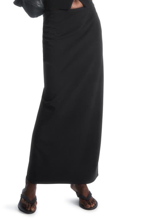 Column Maxi Skirt