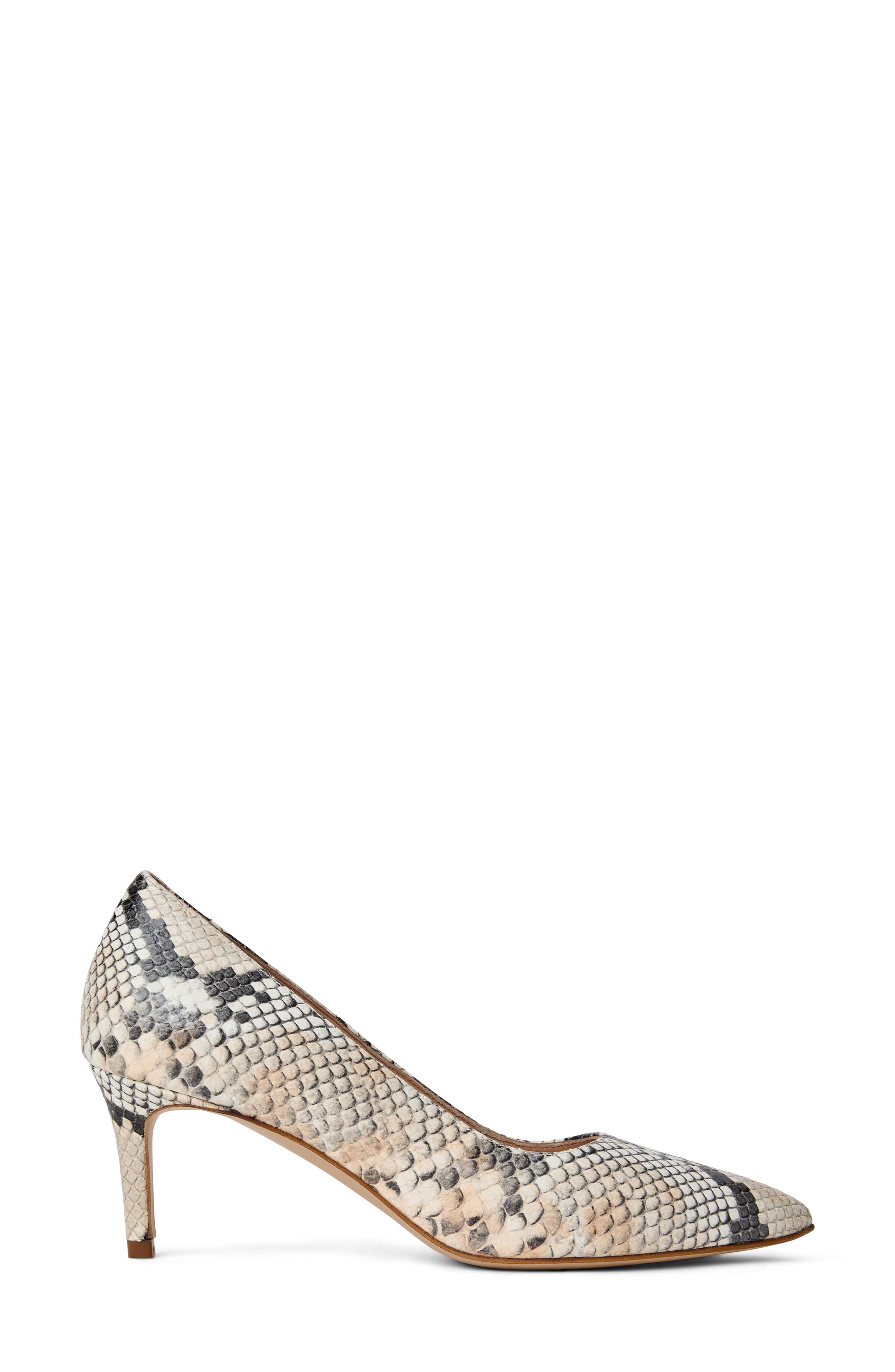 Bruno Magli Tara Snakeskin Embossed Pump, Alternate, color, 