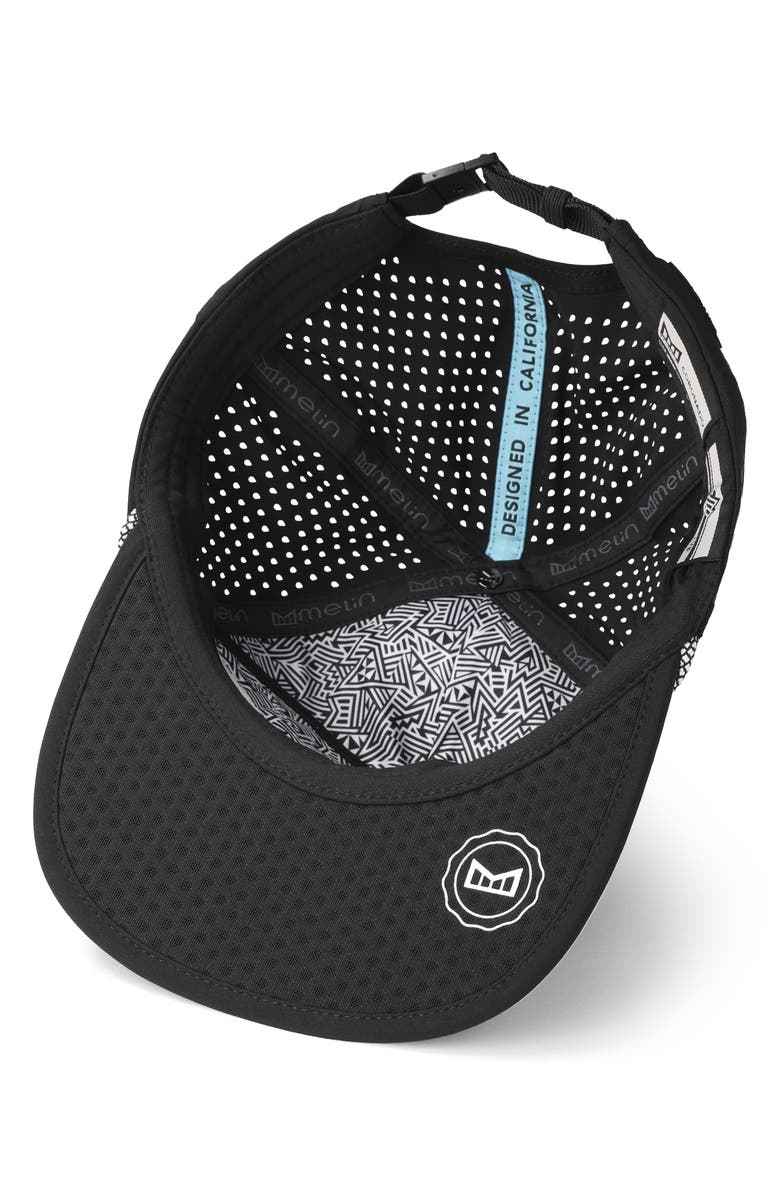 Melin Coronado Packable Hydro Snapback Ball Cap, Alternate, color, Black