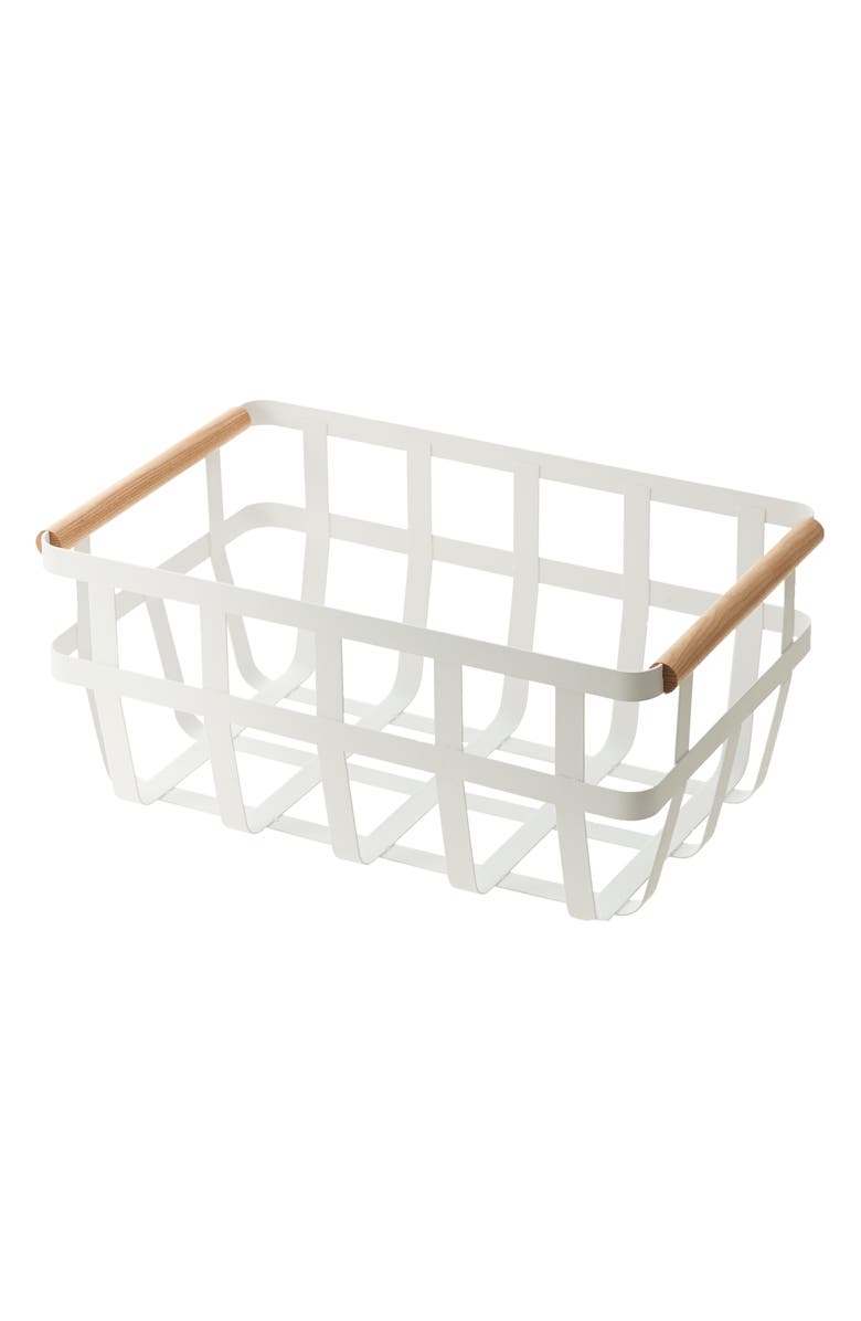 Yamazaki Dual Handle Storage Basket, Main, color,