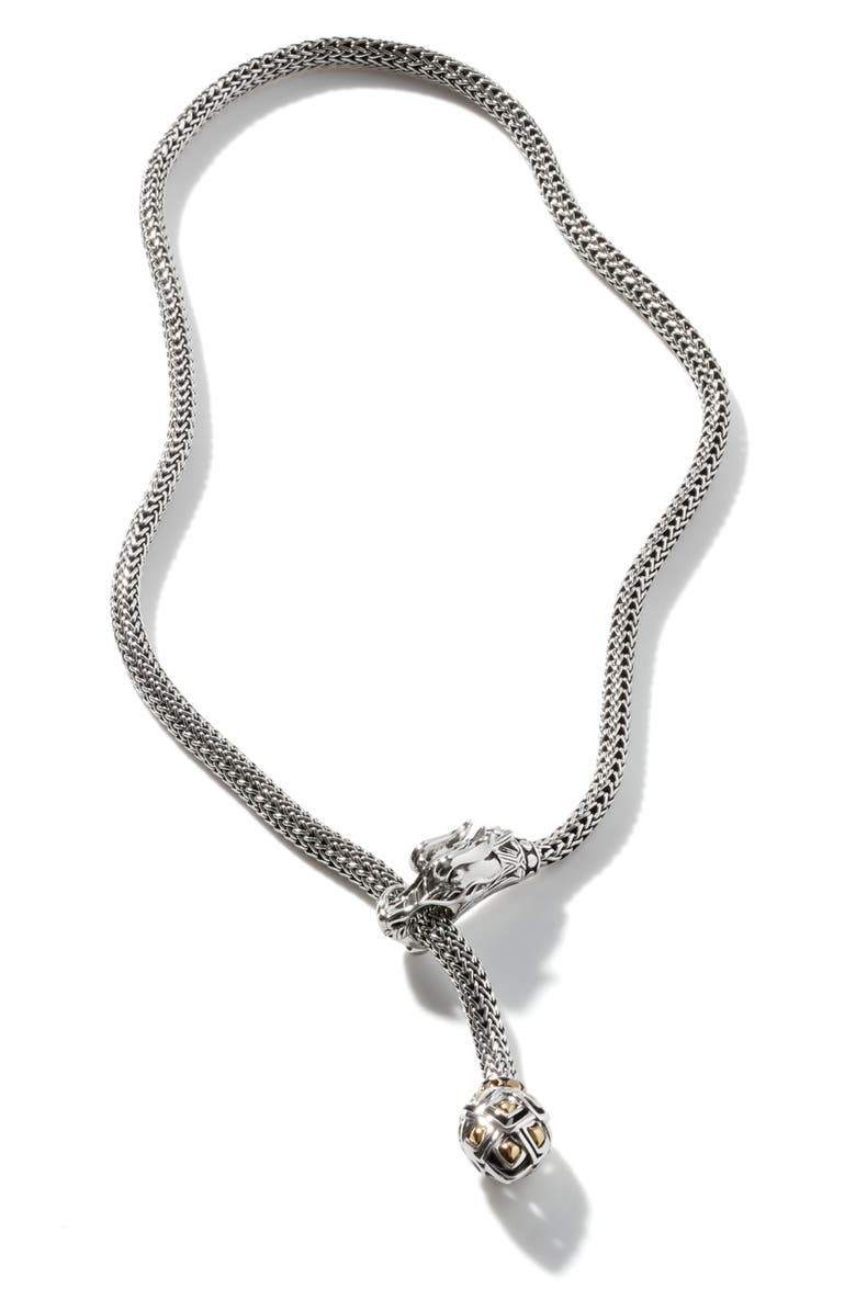 John Hardy Legends Naga Chain Y-Necklace, Alternate, color,