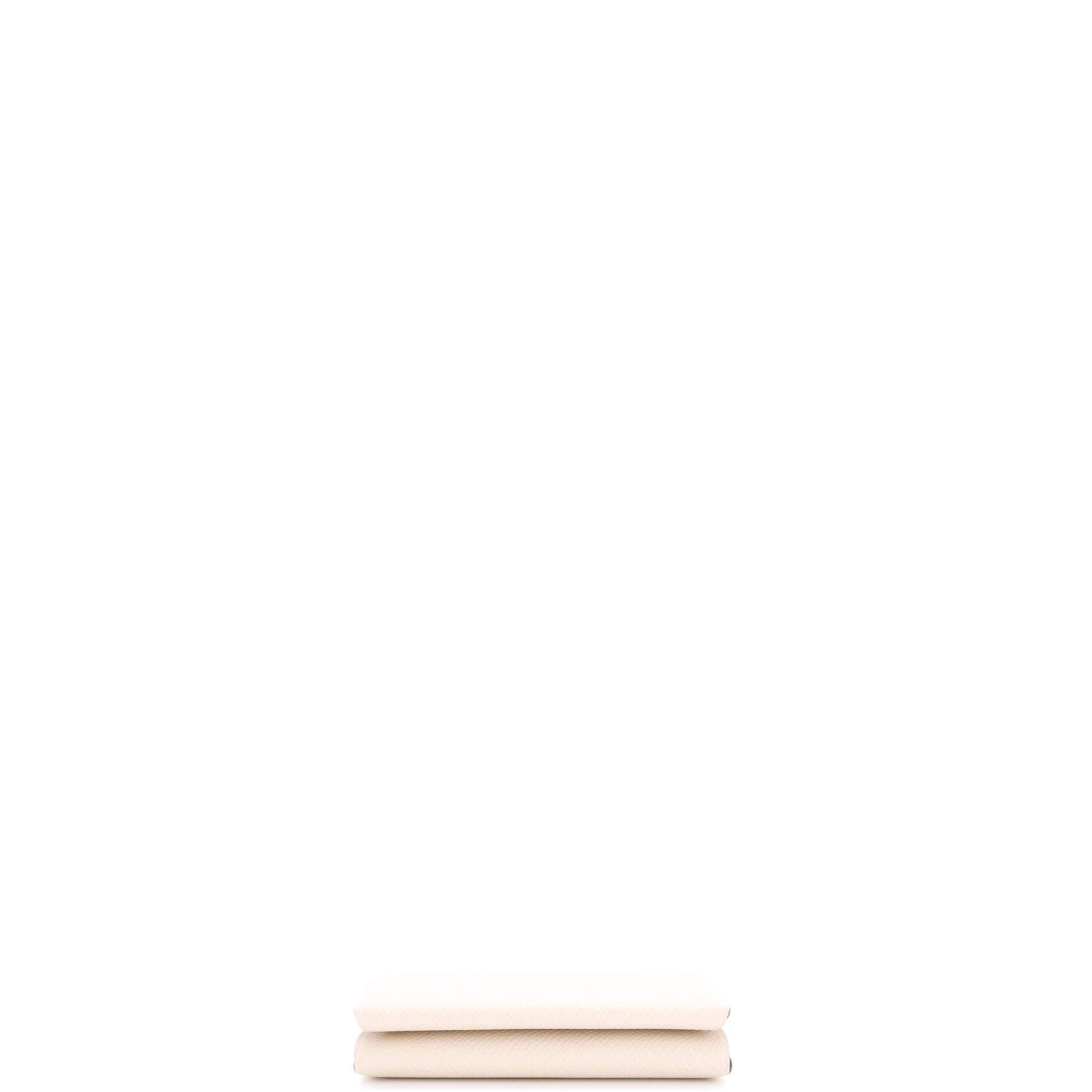 Calvi Duo Card Holder Epsom, Alternate, color, White