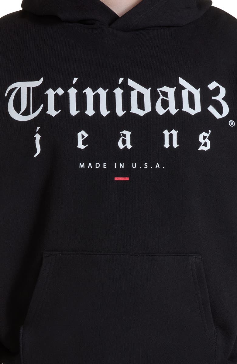 Trinidad3 Logo Cotton Graphic Hoodie, Alternate, color, 