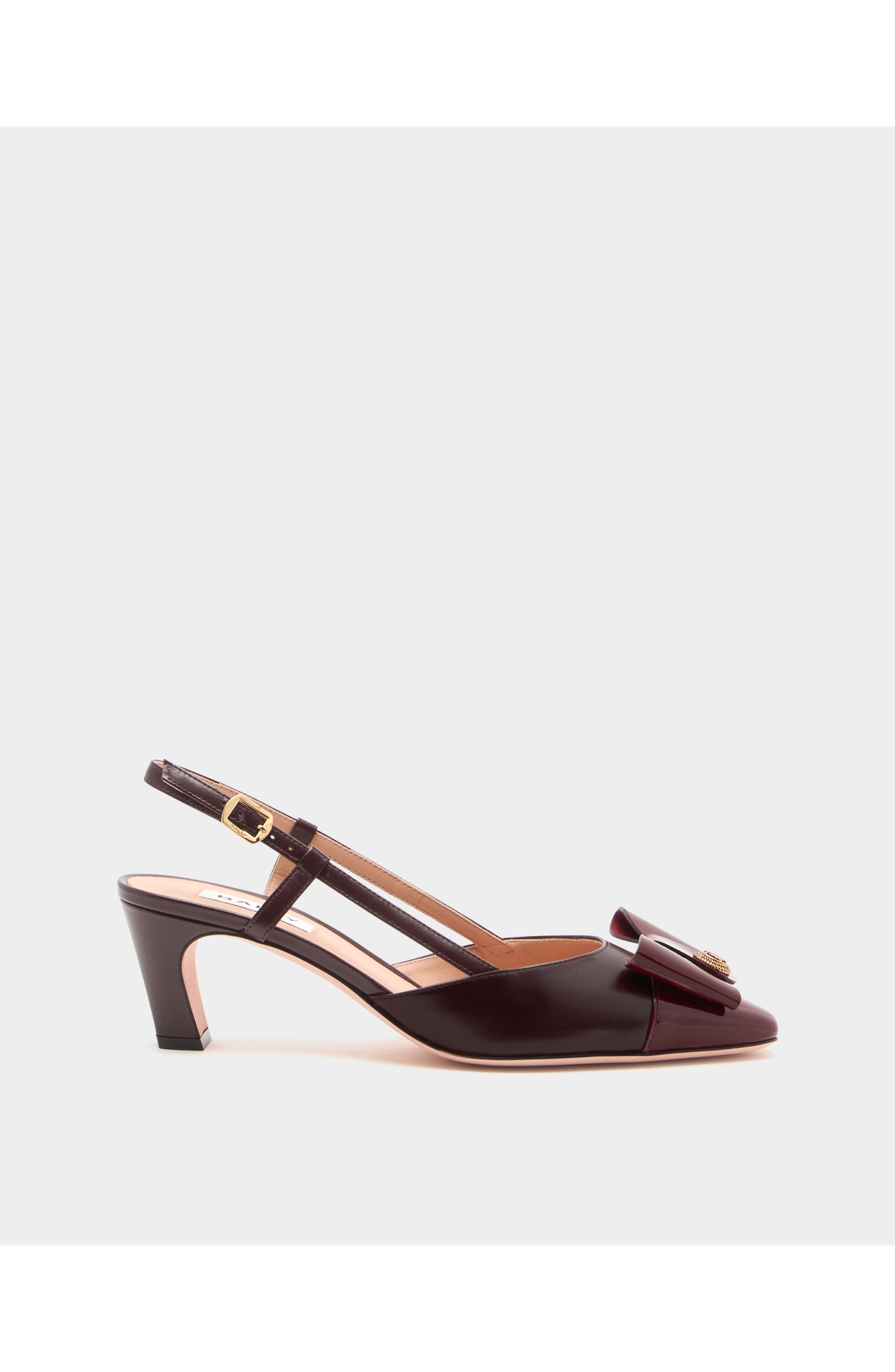 Bally B-Bow Slingback Pump in Andorra Leather, Main, color, 