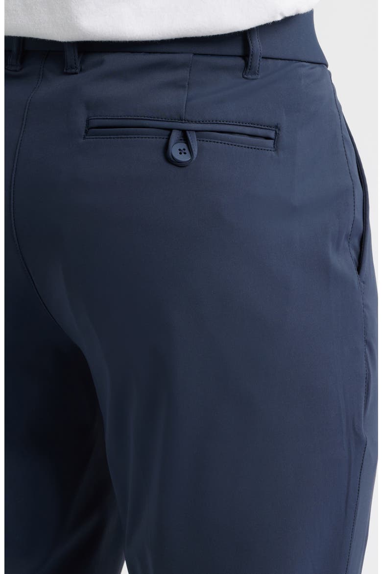 Sono Flat Front Stretch Chinos, Alternate, color, MIDNIGHT
