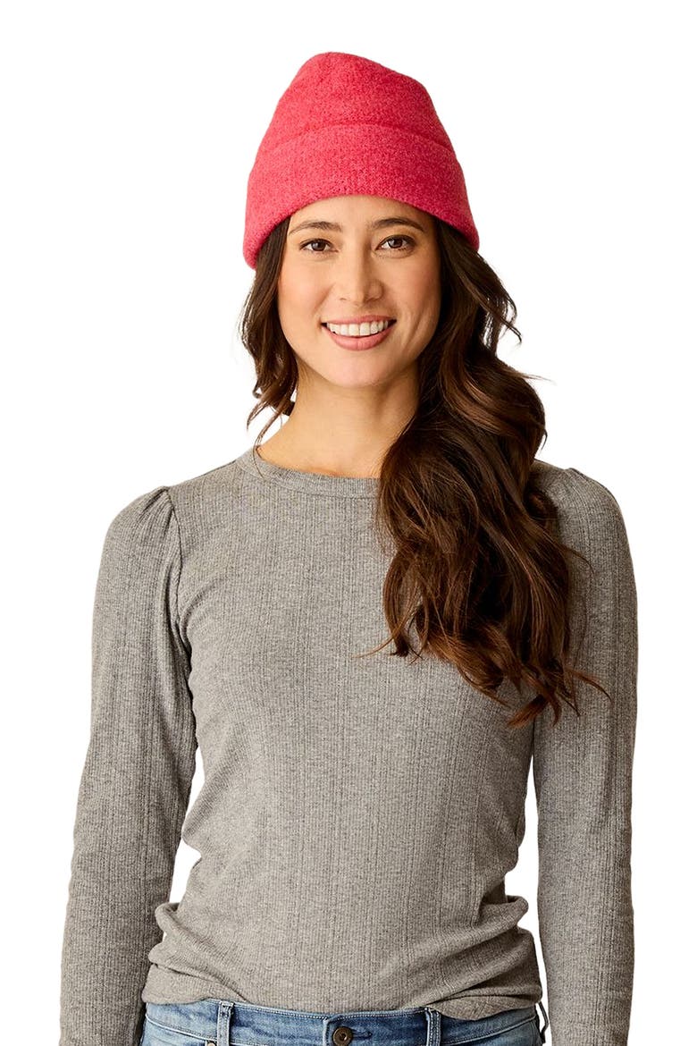 Tabitha Beanie, Alternate, color, Poinsettia