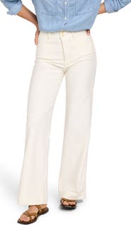 Faherty Harbor Stretch Terry Wide Leg Pants