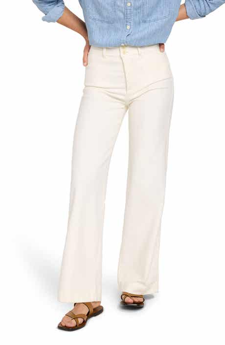 Faherty Harbor Stretch Terry Wide Leg Pants