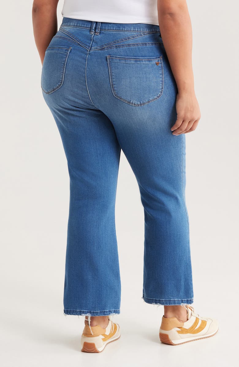 Wit & Wisdom Bennett Skyrise Barely Bootcut Ankle Jeans, Alternate, color, Mid Blue Artisanal