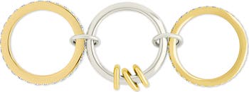 Garwyn Cubic Zirconia Linked Stacking Ring