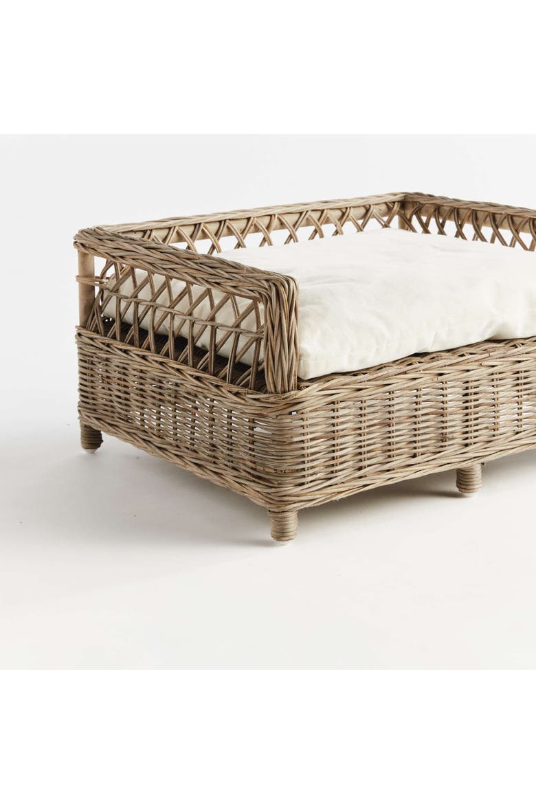 Normandy Small Raised Pet Bed 17.5" x 21.25", Alternate, color, Brown