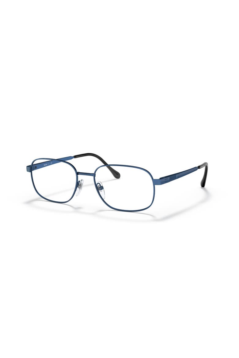 57mm Rectangle optical glasses, Main, color, Blue