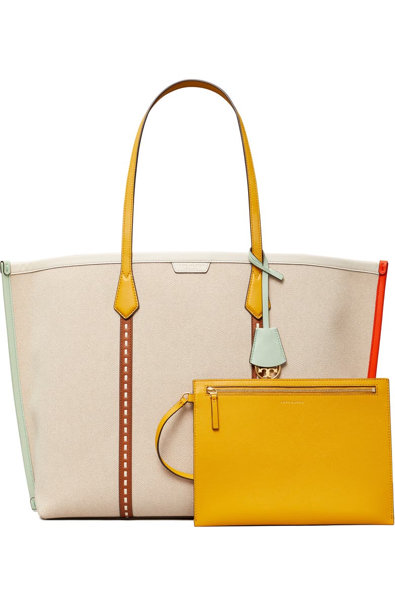 Tory Burch Perry Canvas Tote, Main, color,