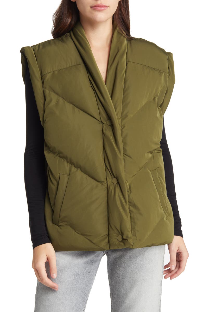 BLANKNYC Quilted Puffer Vest, Alternate, color,