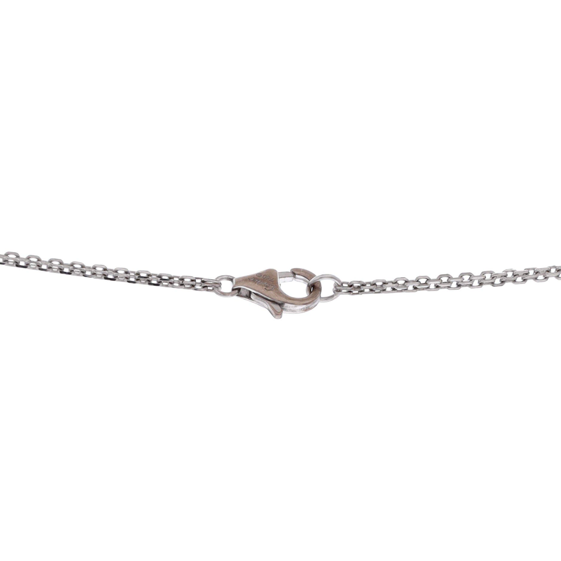 Love 3 Ring Pendant Necklace 18K Rose Gold and 18K White Gold with Diamonds, Alternate, color, Metallic Gold