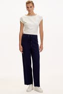 Exquise Drawstring Knitted Trousers