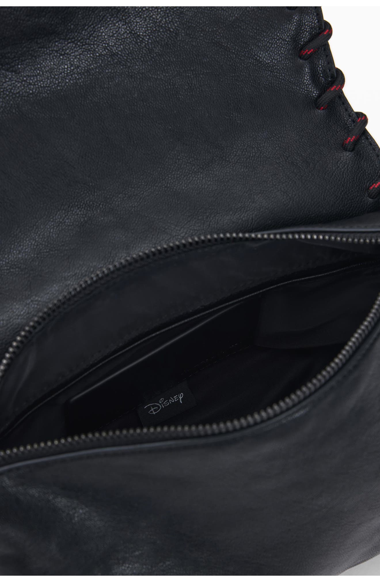 Desigual Mickey & Minnie Faux Leather Crossbody Bag, Alternate, color, 