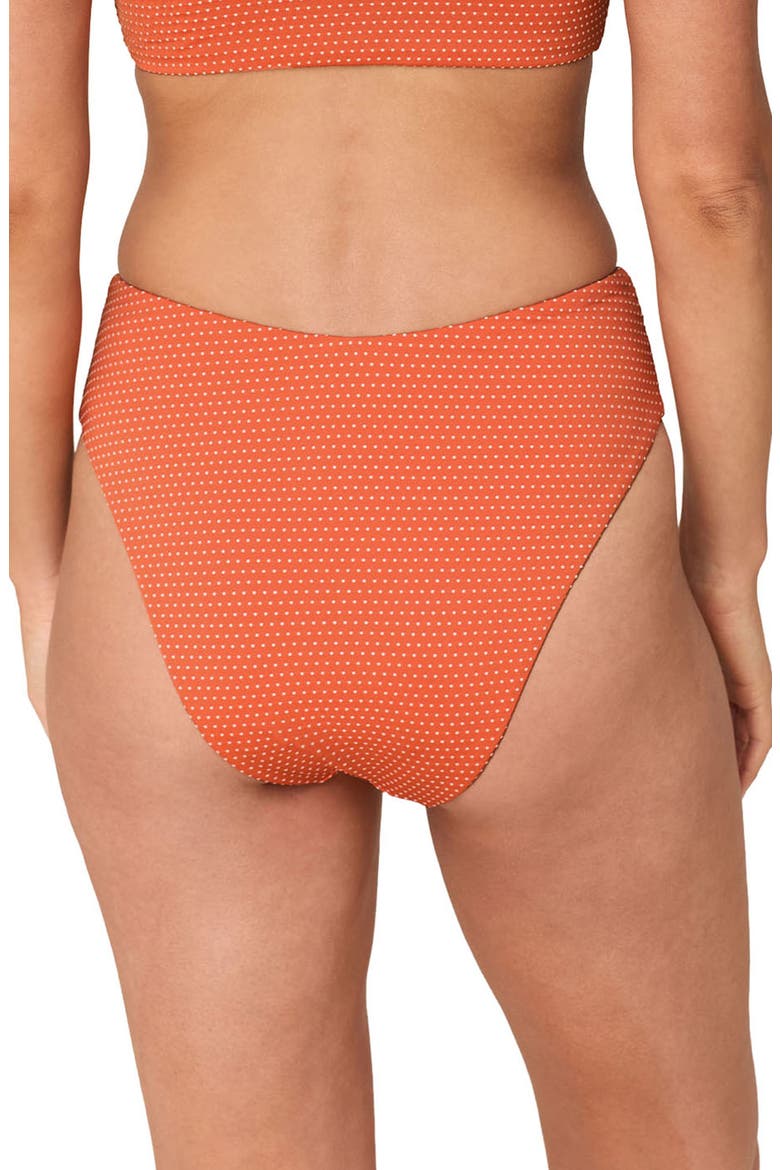 The '90s High Waist Bikini Bottoms, Alternate, color, MARMALADE