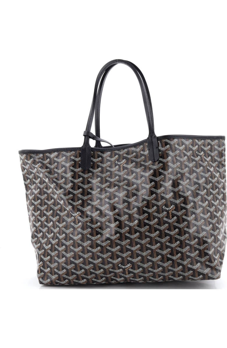 Pre-Owned Goyard Saint Louis Tote Coated Canvas PM, Alternate, color, Black
