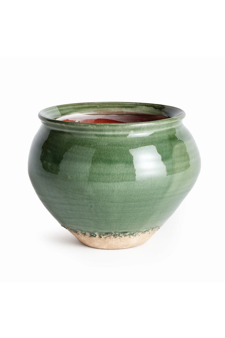 Maisha Drum Vase, Main, color, Green