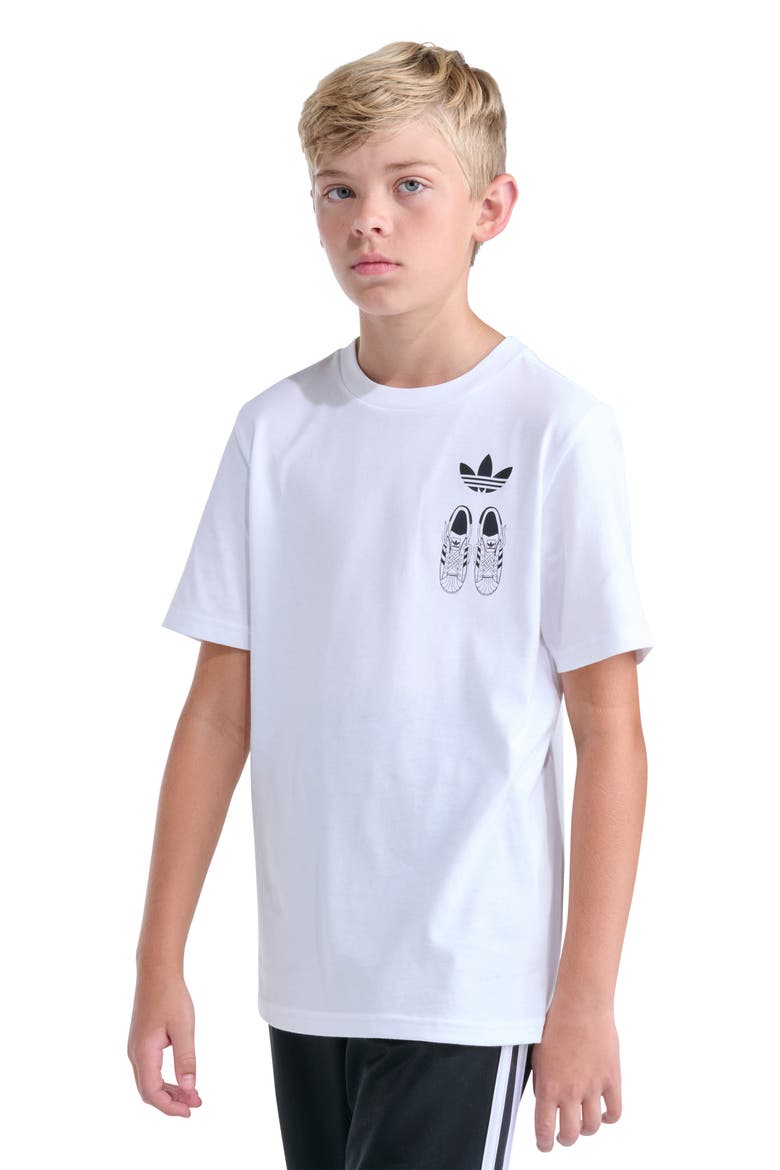 Kids' Lace 101 Graphic Cotton T-Shirt, Alternate, color, WHITE