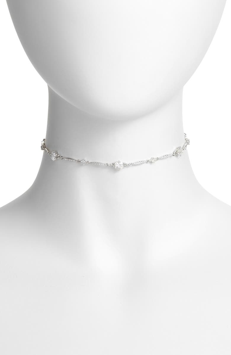 Nadri Cardamom Crystal Choker, Main, color, 