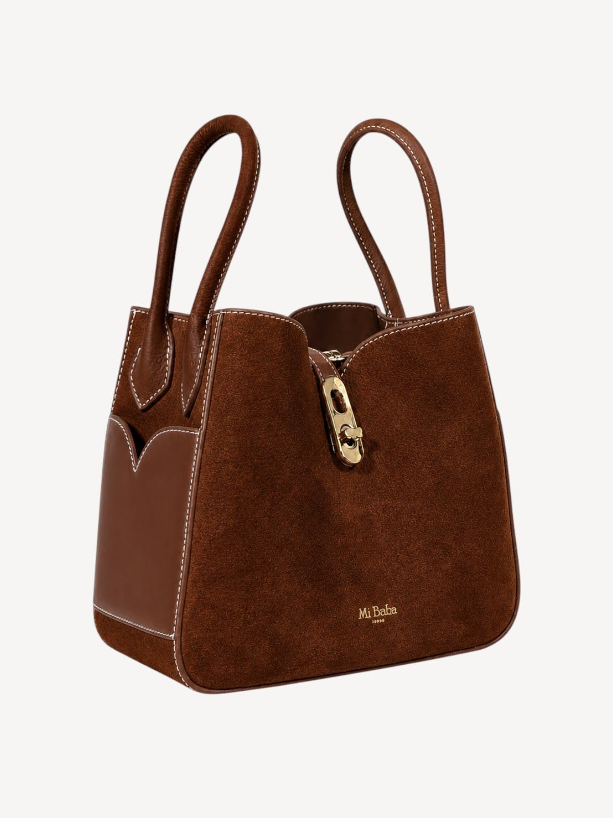 Cotswolds Genuine Suede Leather Shoulder Bag, Alternate, color, Brown