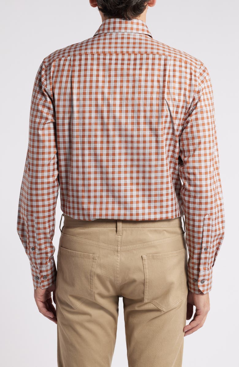 Scott Barber Exploded Check Mélange Button-Up Shirt, Alternate, color,