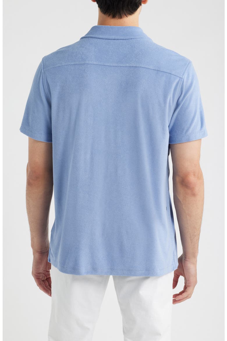 Terry Cloth Camp Shirt, Alternate, color, DESERT SPRING