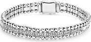 LAGOS Caviar Spark Diamond Link Bracelet