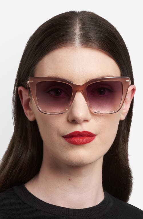 Carolina Herrera 54mm Gradient Cat Eye Sunglasses In Neutral