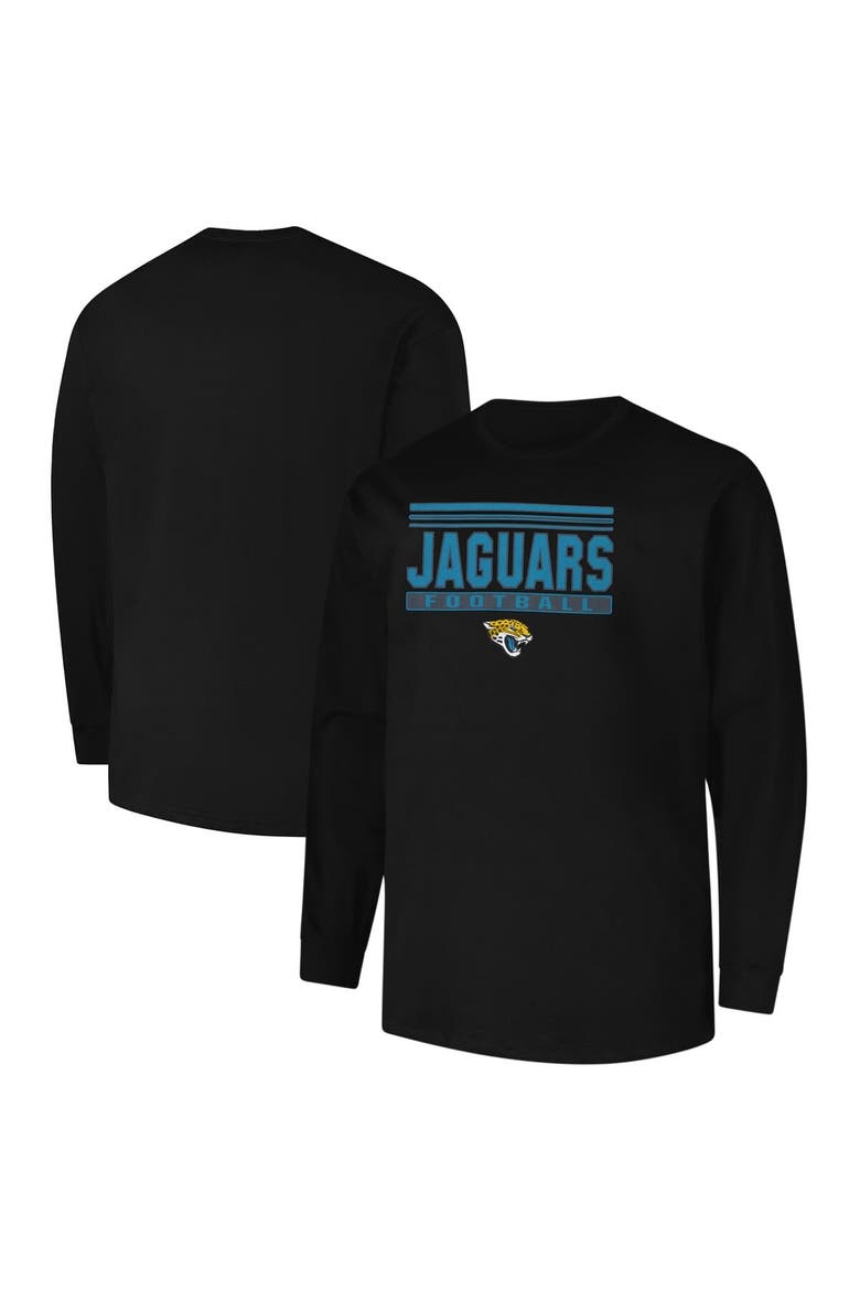 Men's Profile  Black Jacksonville Jaguars Big & Tall Pop Long Sleeve T-Shirt, Main, color, Black