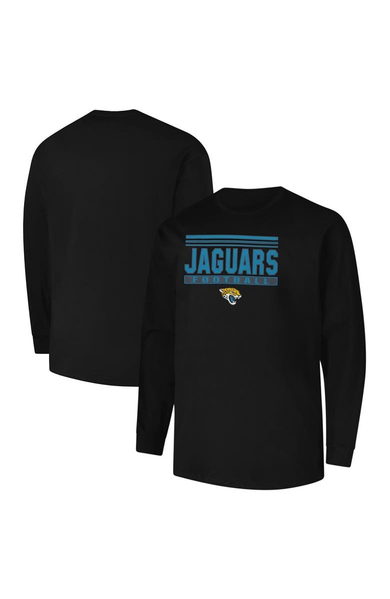 PROFILE Men's Profile  Black Jacksonville Jaguars Big & Tall Pop Long Sleeve T-Shirt, Main, color, Black