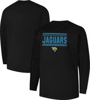 PROFILE Men's Profile  Black Jacksonville Jaguars Big & Tall Pop Long Sleeve T-Shirt