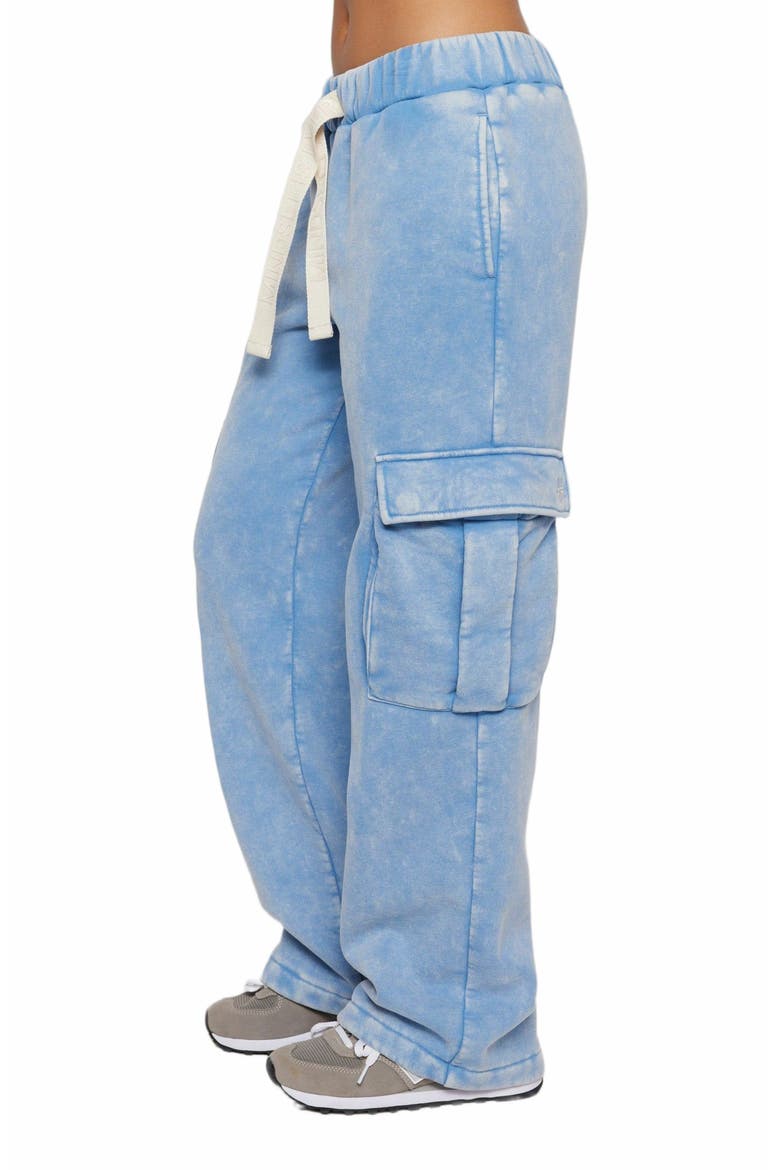 Believe Cargo Sweatpants, Alternate, color, BLUE