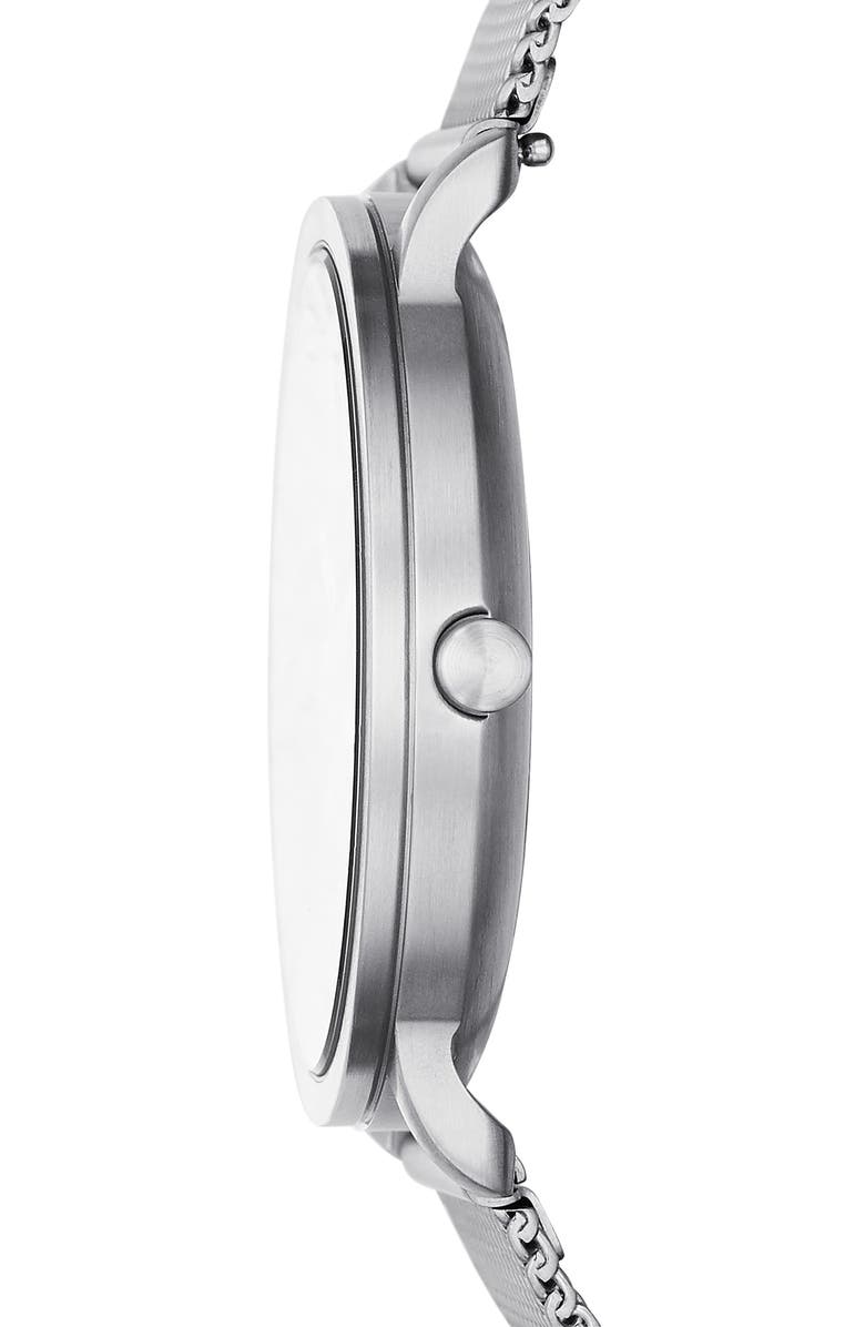 Skagen Colden Mesh Bracelet Watch, 40mm, Alternate, color, 