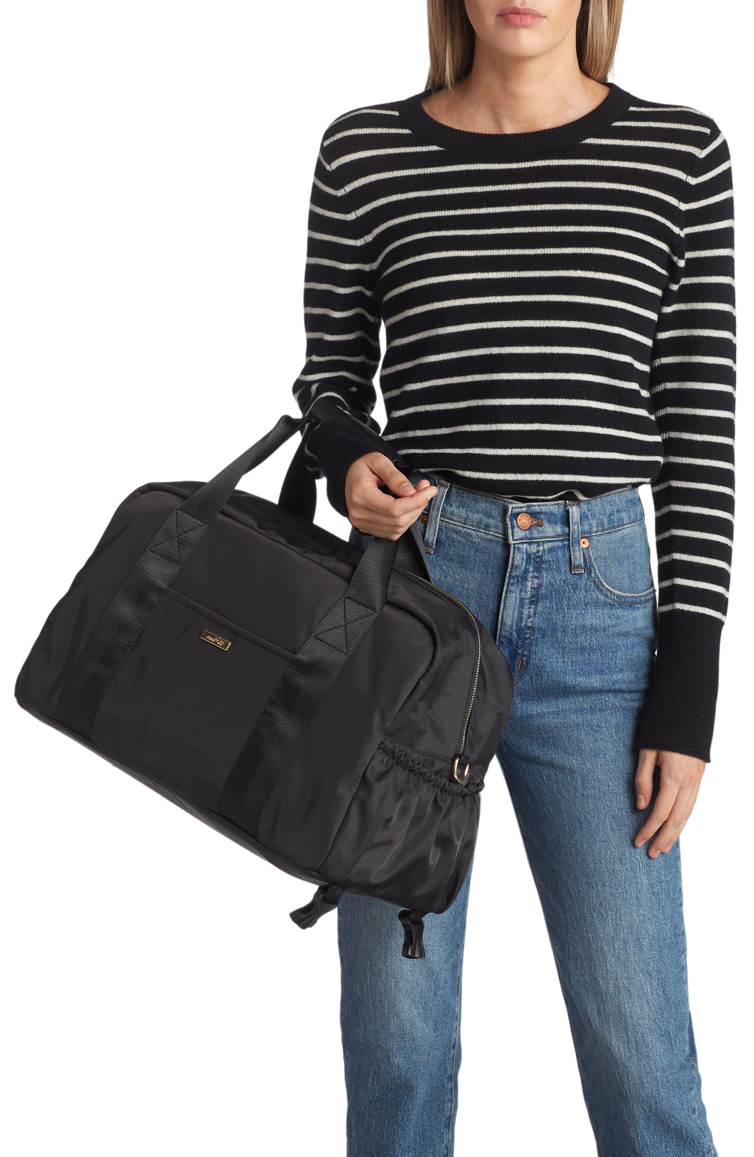 Mali + Lili Remy Recycled Nylon Convertible Duffle Bag, Alternate, color, 