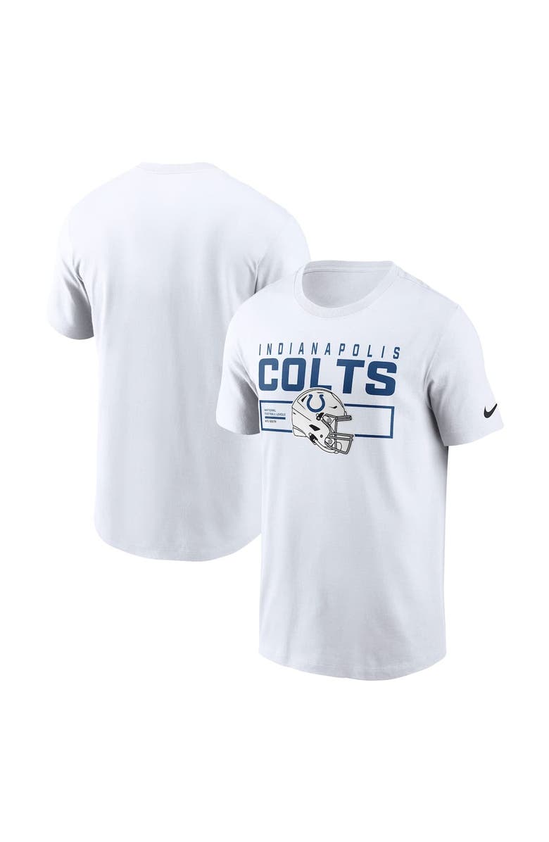 Nike Men's Nike White Indianapolis Colts Primetime Helmet Essential T-Shirt, Alternate, color, White