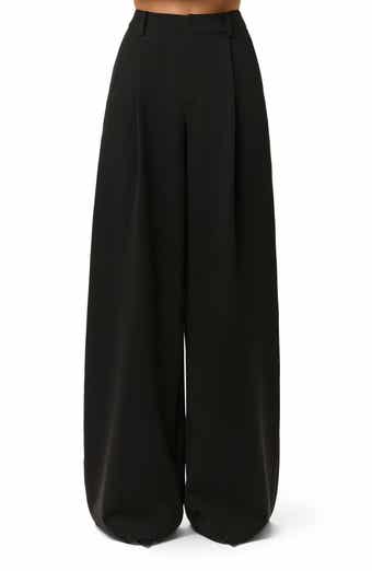 Pleated Wide Leg Pants