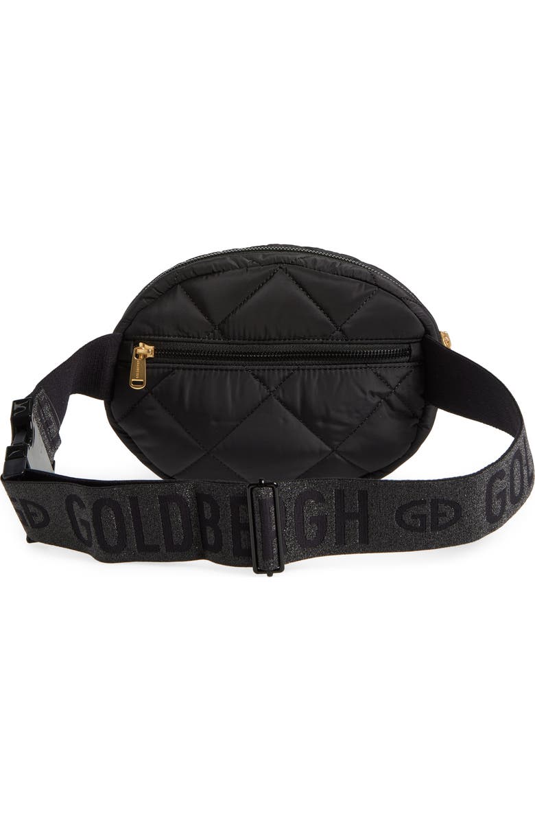 Goldbergh French Quilted Recycled Polyester Belt Bag, Alternate, color,