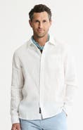 JACHS Linen Button-Down Shirt