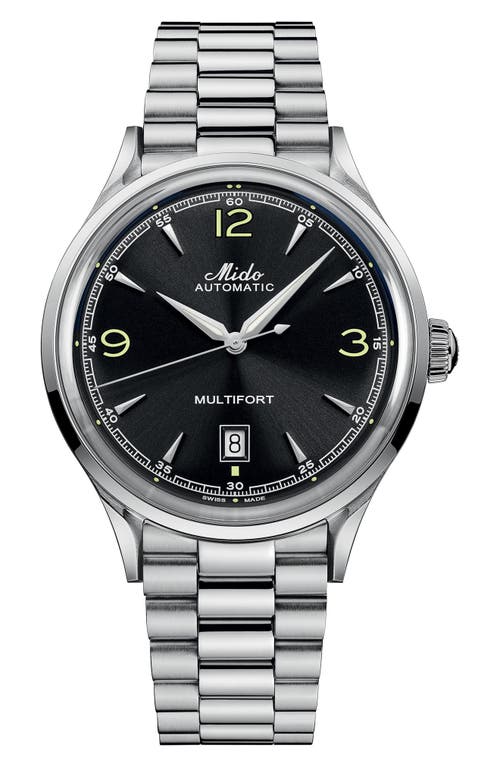 Mido Multifort Powerwind Bracelet Watch, 40mm