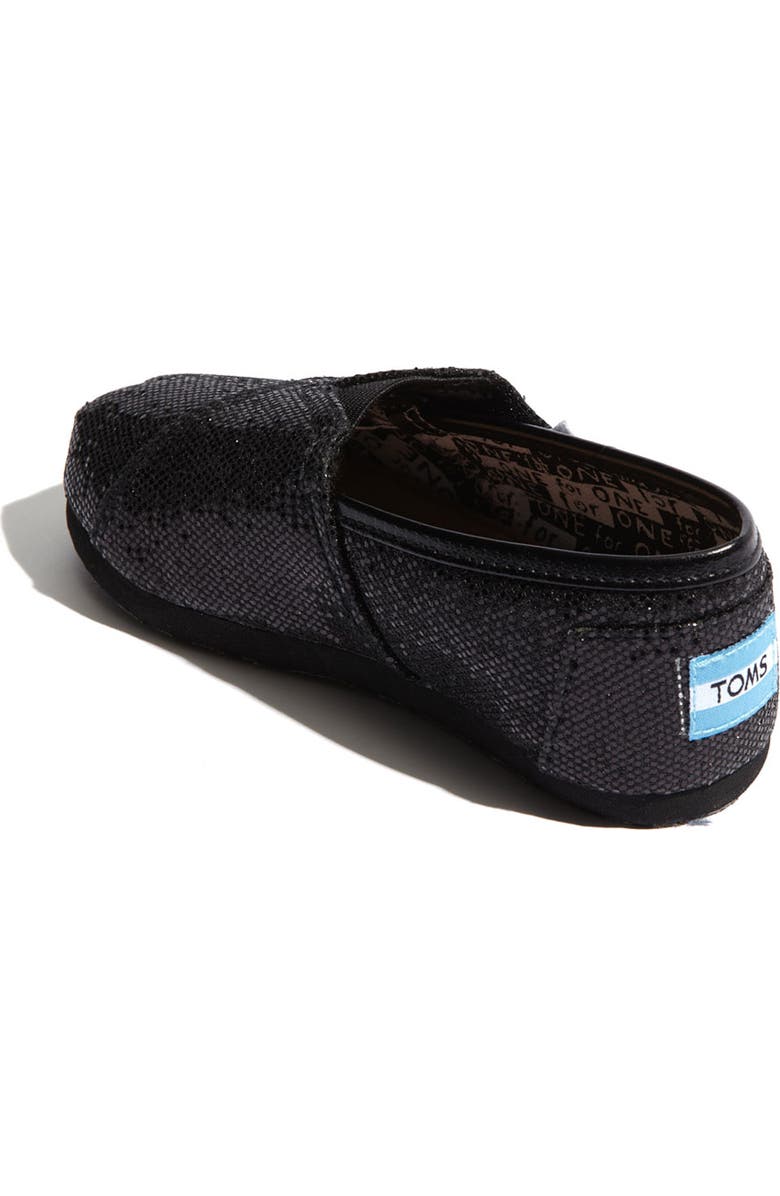 TOMS 'Classic Tiny - Glitter' Slip-On, Alternate, color,