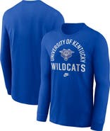 Nike Men's Nike Royal Kentucky Wildcats Legacy Arched Logo Long Sleeve T-Shirt