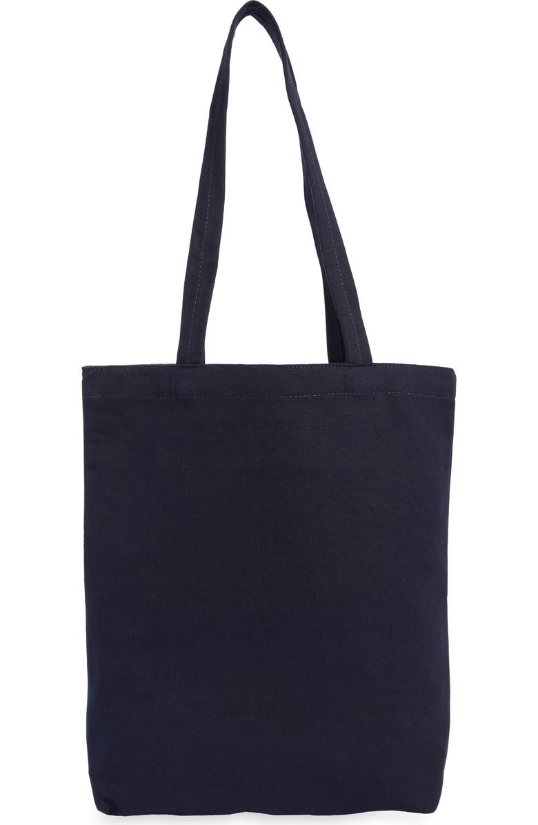 New Amsterdam Leatherworks Eden Canvas Tote Bag, Alternate, color, Midnight