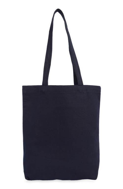 New Amsterdam Leatherworks Eden Canvas Tote Bag In Blue