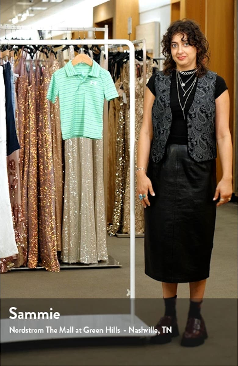 Kids' Match Play Stripe Performance Polo, sales video thumbnail