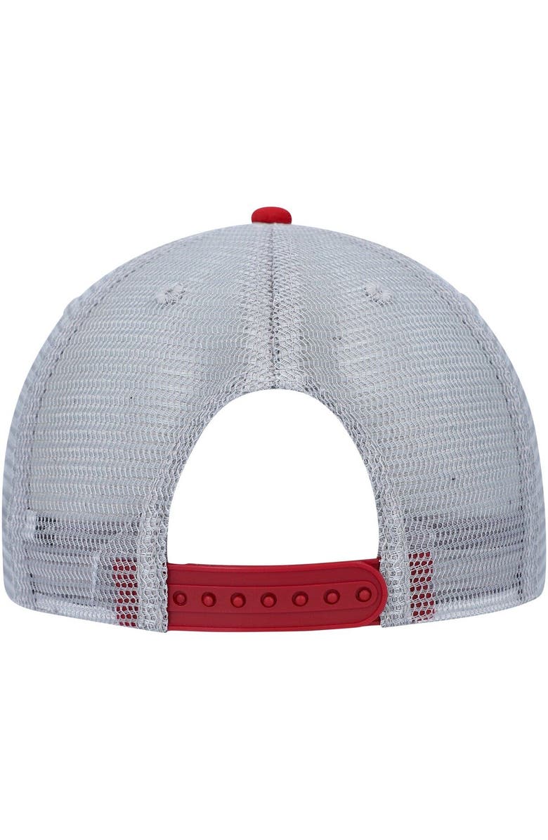 COLOSSEUM Men's Colosseum Crimson/Gray Indiana Hoosiers Snapback Hat, Alternate, color, Crimson